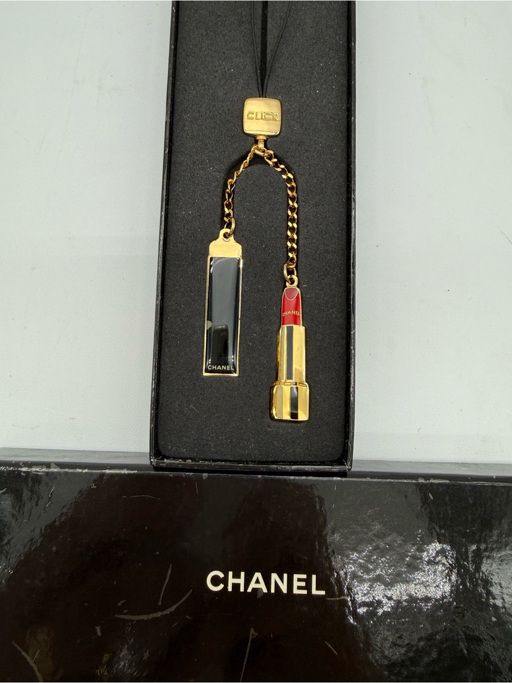 CHANEL Lipstick Phone/Bag Charm